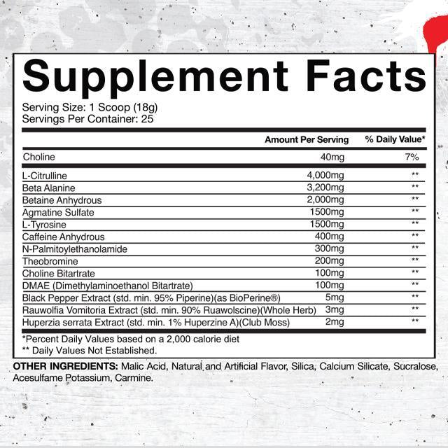 Gaspari Superpump Aggression 25srv