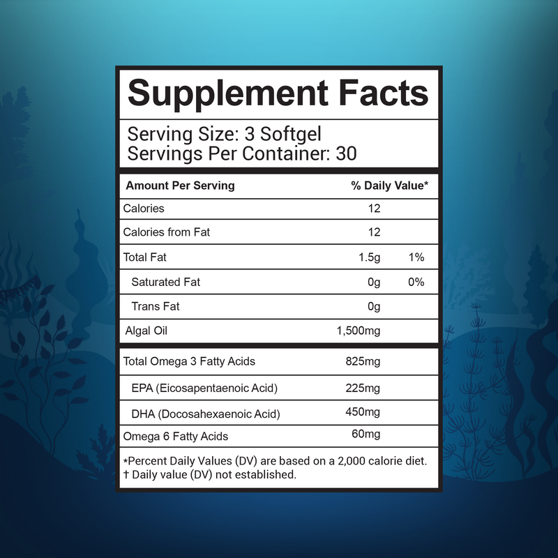 Algae Omega 90softgels