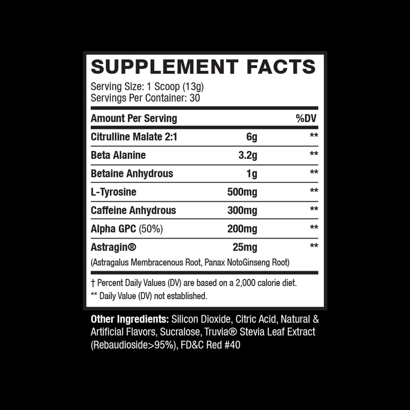 Rise Up Pre-Workout 30srv Berry Twist
