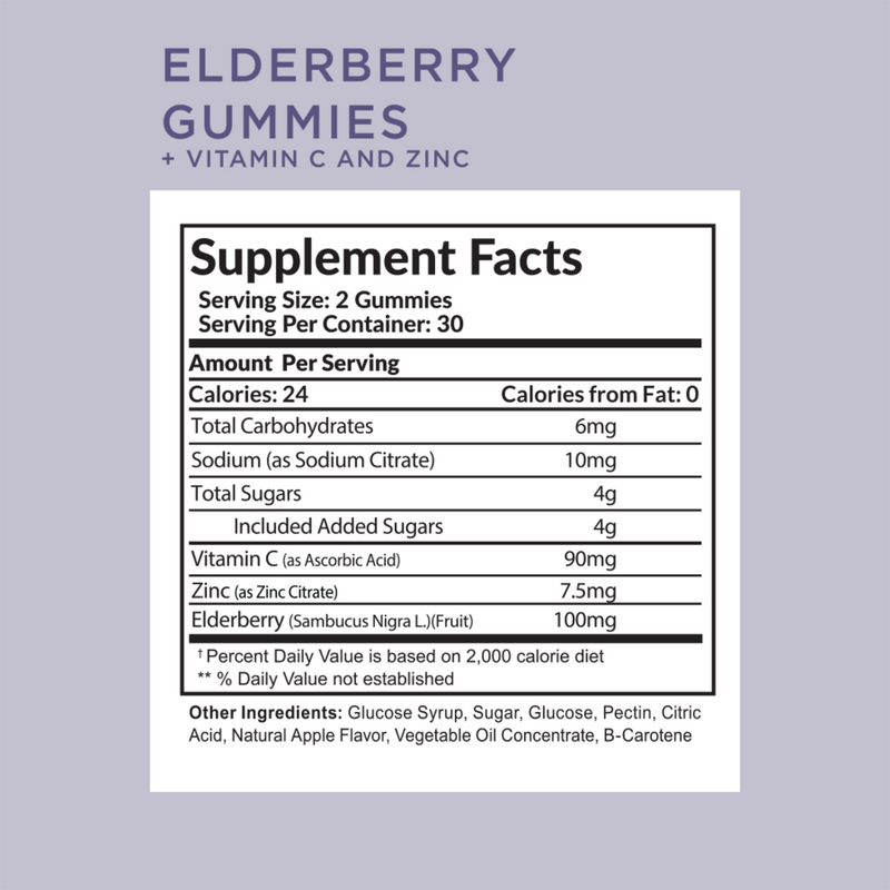 Elderberry Gummies 60Ct