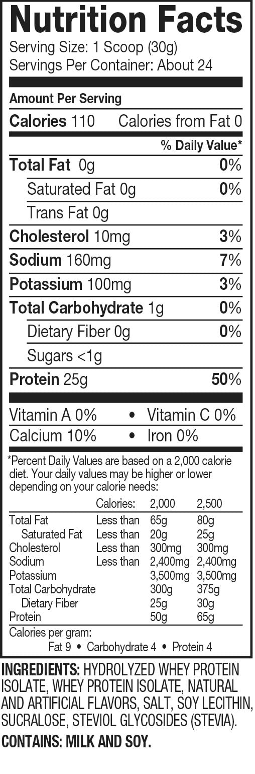 Iso-100 1.6lb