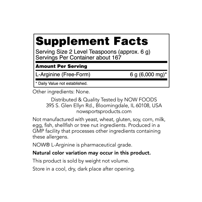 ARGININE POWDER PURE 1 KG
