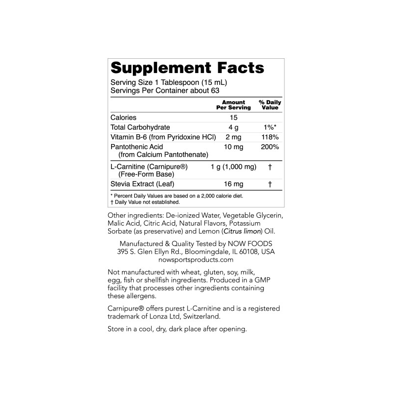 CARNITINE LIQ CITRUS 1000MG 32OZ
