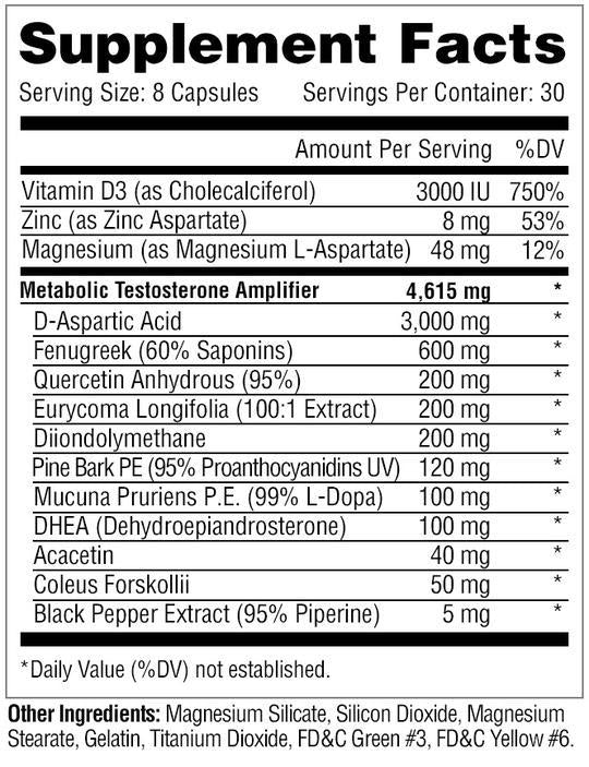 Metabolic Nutrition Metatest 240Caps
