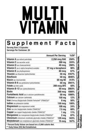 Axe & Sledge Multivitamin 60ct