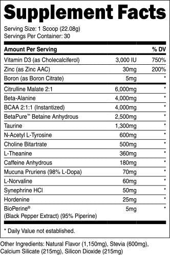 3 Month Cycle Preseries Bulk Pre-Workout