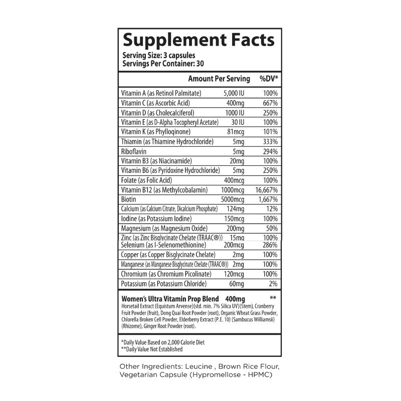 Womens Ultra Multivitamin 90Caps