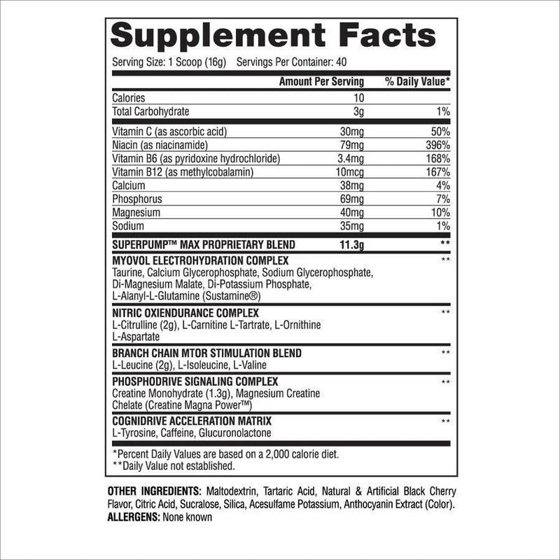 Gaspari Super Pump Max 40srv