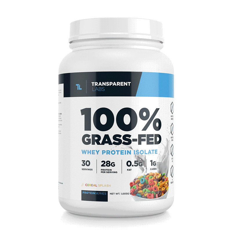 Transparent Labs Grass Fed Isolate 30srv
