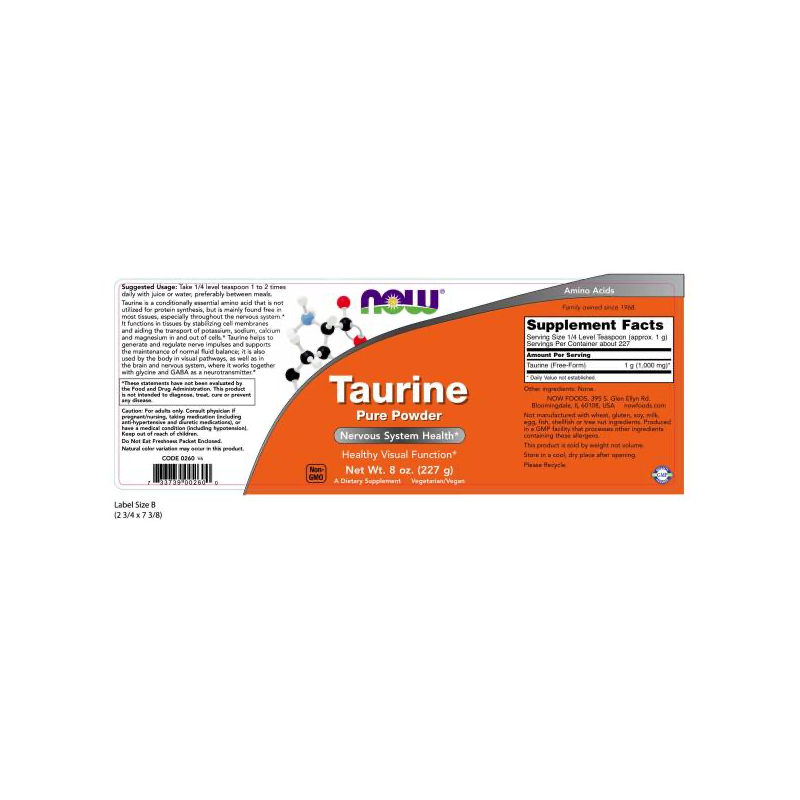 TAURINE POWDER   8 OZ