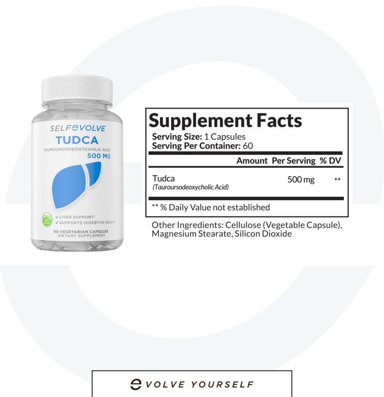 Tudca 500mg 60Caps
