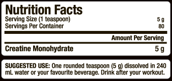 Creatine Monohydrate 400Grams