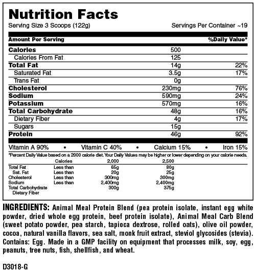 Animal Meal 5lb
