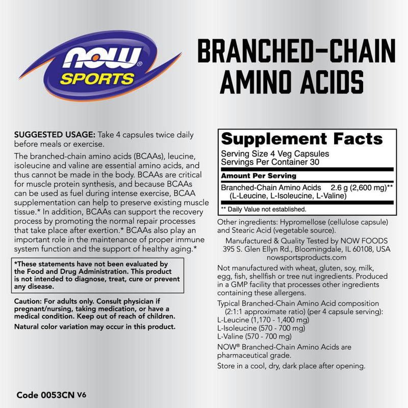 BRANCHED-CHAIN AMINO 120 CAPS