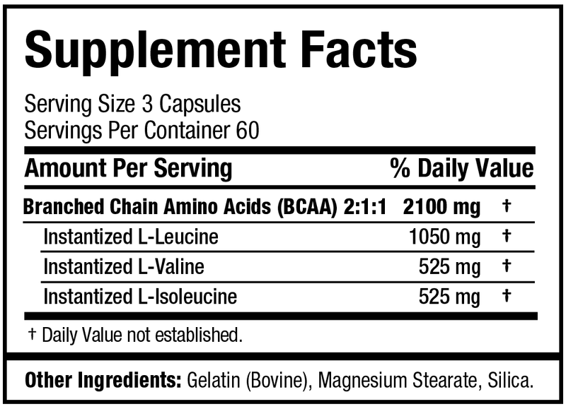 BCAA 2100 180Caps