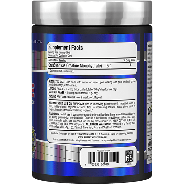 Creatine Monohydrate 1000Grams
