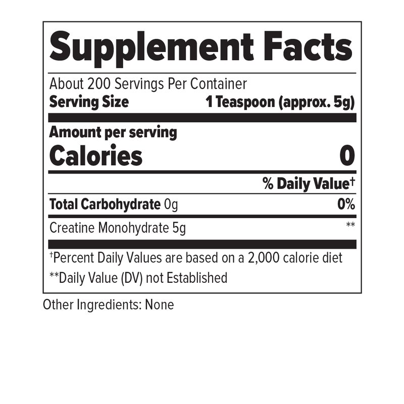 Pure Creatine 1000Grams