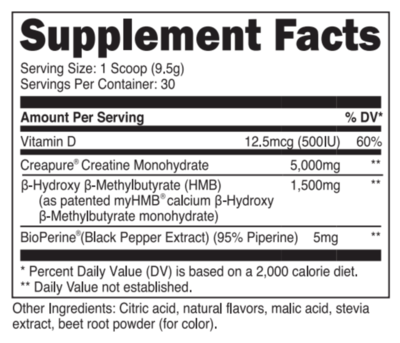 Transparent Labs Creatine HMB 30srv