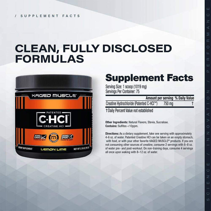 Creatine HCL 75srv Lemon Lime