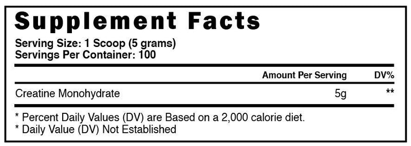 Creatine Monohydrate 500g