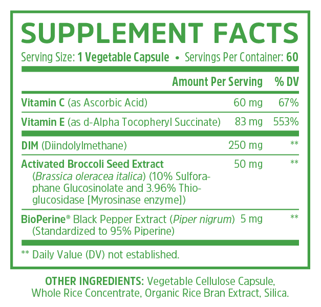 Zhou Nutrition DIM Active Extract 250mg 60Caps