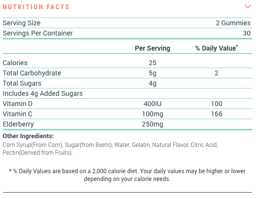 Immunity Gummies 60ct
