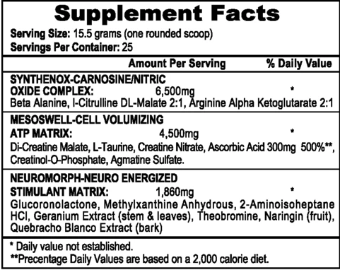 APS Mesomorph 30 Servings
