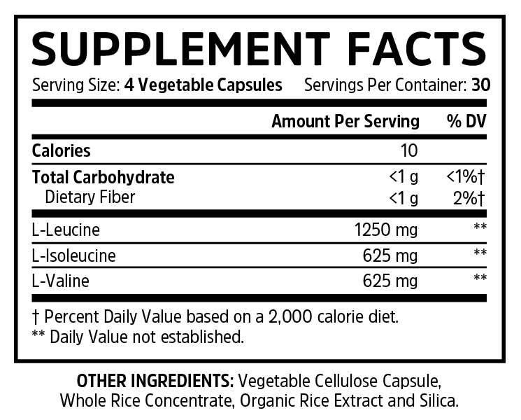 Zhou Nutrition BCAA 2500 120Caps