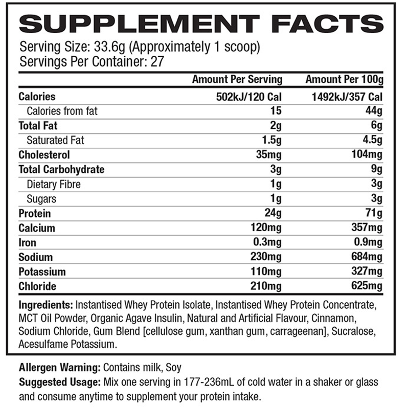 Ryse Loaded Protein 2lb