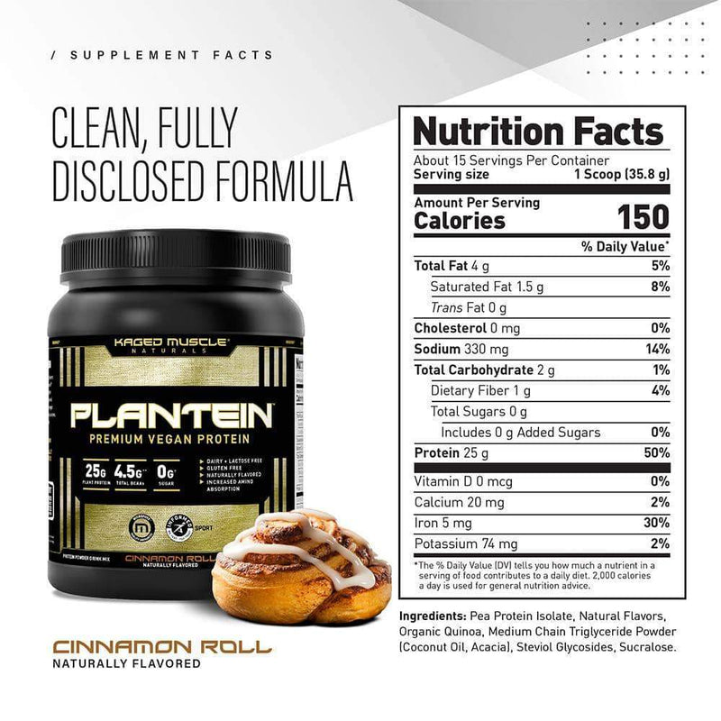 Plantein Vegan Protein 15srv