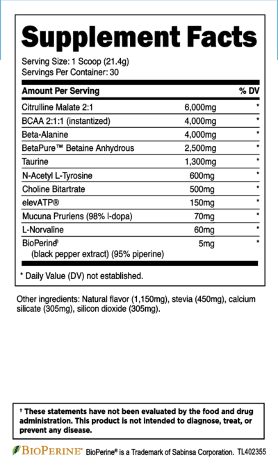 3 Month Cycle Preseries Bulk Pre-Workout
