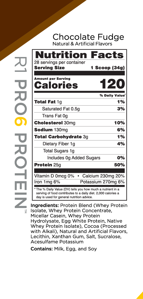 R1 Pro 6 Protein 4lb